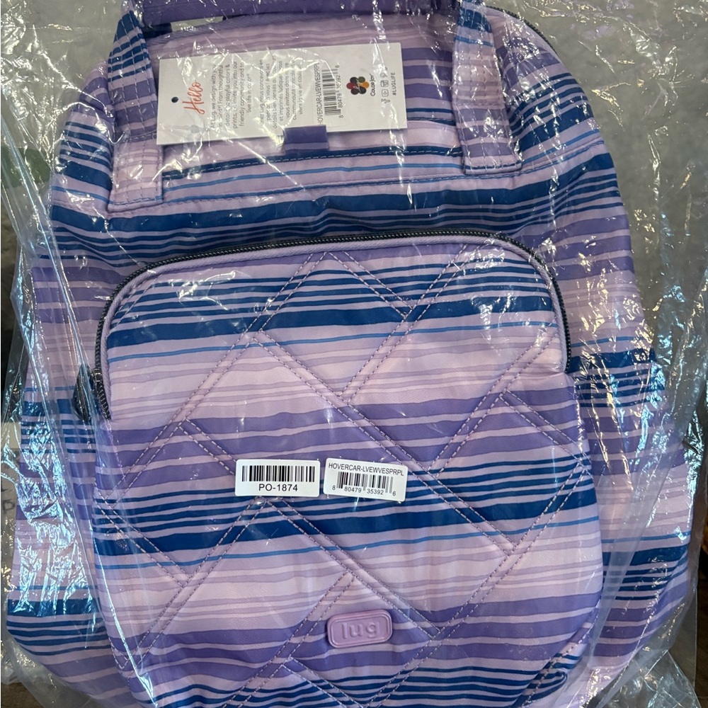 Lug Hovercar Backpack NWT Loves Waves Purple - Picture 6 of 7